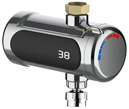 Scaldacqua istantaneo in acciaio inox, spirale riscaldante, 3000 W, scaldabagno universale compatto per lavello cucina, flessibile per giardino, officina, terrazza