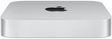 2023 Apple Mac Mini mit Apple M2 Chip mit 8-Core CPU und 10-Core GPU (8GB RAM, 512GB SSD Kapazität) Silber (Generalüberholt)