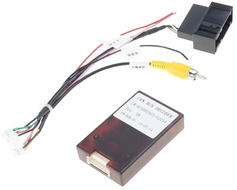 Adattatore di formato video Decodificatori della macchina fotografica di retromarcia di sostegno dell'automobile adatti per stereo dell'automobile con RCD510 RNS510 RNS315 Compatibilità Convertitore