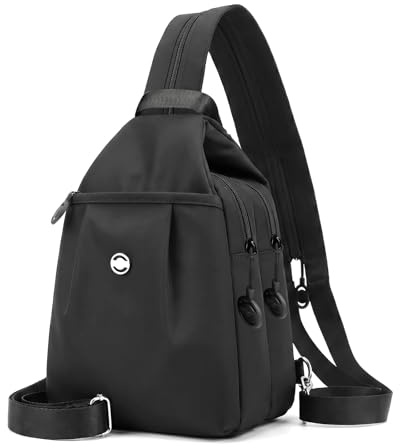 YancLife Anti Theft Backpack - Waterproof 2-Way Commuter Bag with Large Capacity Oxford Convertible Shoulder Tote - Stylish Multi-compartment Travel Handbag for Work Fitness Shopping (30x21x14cm)