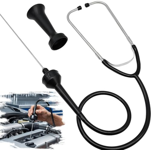 Professional Mechanics Stethoscope Set – 350mm Metal Probe
