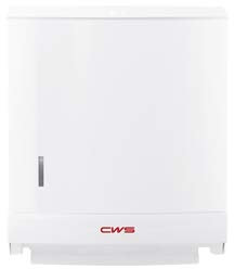 CWS ParadisePaper Slim weiß Papierhandtuchspender mit Druckknopf