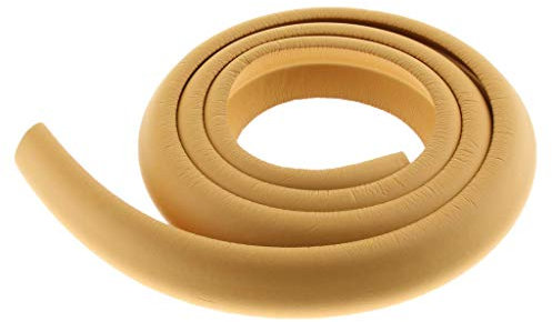 SuperglockT Kantenschutz L förmig Eckenschutz Verdicken Schaumstoff Kinderschutz Stoßschutz Tisch Möbel Beschützer Selbstklebend 2 Meter Eckschutz Sicherheit für Baby Kinder (Holz-Farbe)