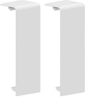 Habengut Verbinder für Sockelleiste aus PVC Inhalt: 2 Stück - für die Verbindung von Sockelleisten