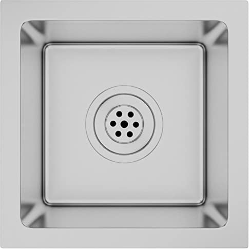 vidaXL Fregadero de Cocina Hecho a Mano de Acero Inoxidable Lavabo