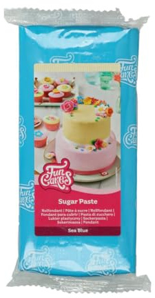 FunCakes Pasta de Azúcar Azul Marino 1 kg