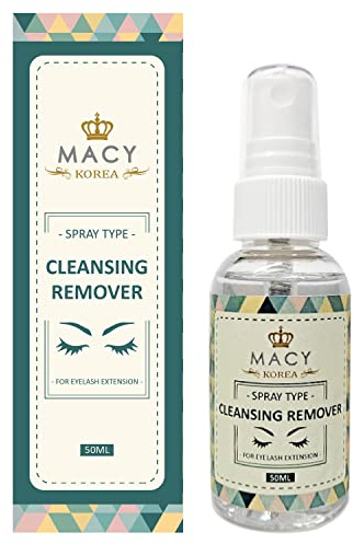 P-Beauty Cosmetic Accessories | Macy Cleansing Remover Spray 50ml zur Reinigung der Wimpern & Vorbereitung der professionellen Wimpernverlängerung | Lash Cleanser | Rückstandslose Reinigung