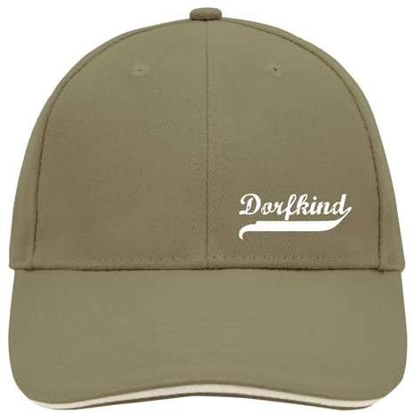 Hellweg Druckerei Cappy Mütze Dorfkind Vintage Geschenk Unisex Kappe Dorfkind Vintage Geschenkidee