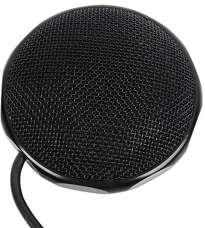 Mini Microphone USB de Conférence, Micro Portable pour Ordinateur de Bureau, Micro Compact avec qualité Sonore Claire, Angle Réglable pour Les Réunions de Jeu en Ligne