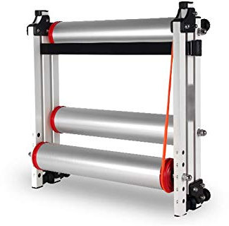 WJFLUCK Fahrradtrainer, Fahrrad-Scooter-Trainerständer, Fahrrad-Heimtrainer-Training, Indoor-Leiser-Klapptrainer, Aluminiumlegierung, Für MTB-Rennrad