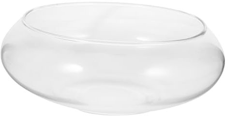 TINEASUR Petit Pot en Verre pour Plantes Décoratif Polyvalent pour Plantes D'intérieur Salon Bureau Terrasse Style Scandinave