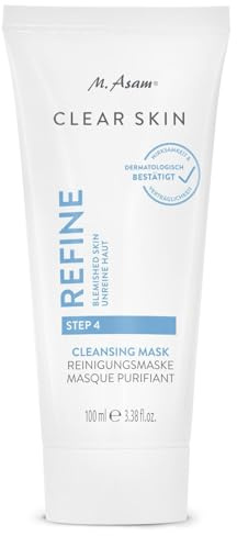 M. Asam Clear Skin Reinigungsmaske (100 ml) | Beruhigende Tonerde-Gesichtsmaske, Bekämpft Pickel, Unreinheiten & minimiert Poren