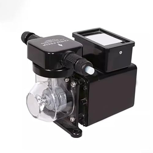 C-660P Swimming Pool Dosing Pump - 13LH Flow Rate, Automatic Control, 60W Motor, Black Plastic Construction