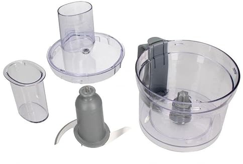 KGA SUPPLIES Bol principal pour robot de cuisine avec couvercle, poussoir et lame à découper compatible avec Kenwood MultiOne KHH Series