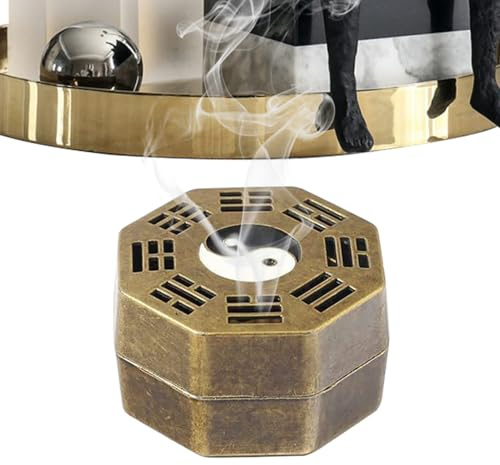 Ciotola per incenso, porta incenso, porta incenso, stile cinese, motivo di buon auspicio, ornamento per aromaterapia per meditazione, decorazione per lettura, aromaterapia