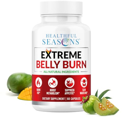 Healthful Seasons Extreme Belly Burn Fat Burner Supplement – 60 Capsules