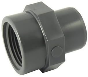 Embout PVC pression à coller mâle 40 mm, femelle à visser 26x34