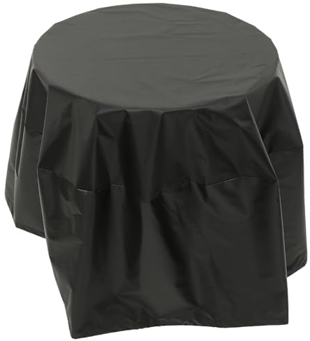YARNOW Cubierta para Barbacoa Redonda De Exterior, Funda para Parrilla Resistente Al Agua, Tamaño Grande para Fogatas, Protección UV y Diseño Ligero para Terraza y Jardín