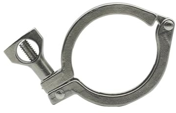 1.5 2 2. 3 4 SS304 Stainless Steel Triple Clamp, to Connect Pipe Fittings Fit Silicone Gasket(K50.5mm)
