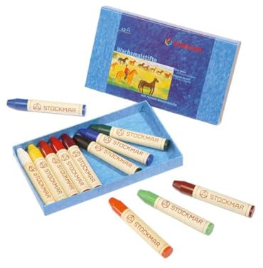 STOCKMAR 31200 - Wachsmalstifte, 12 Farben