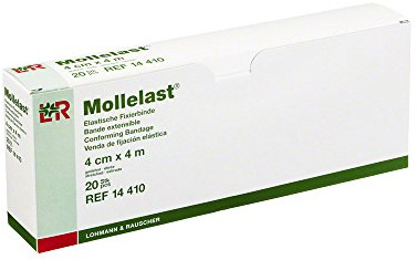 Mollelast Fixierbinde weiß unsteril 4 cm x 4 m 1 St.