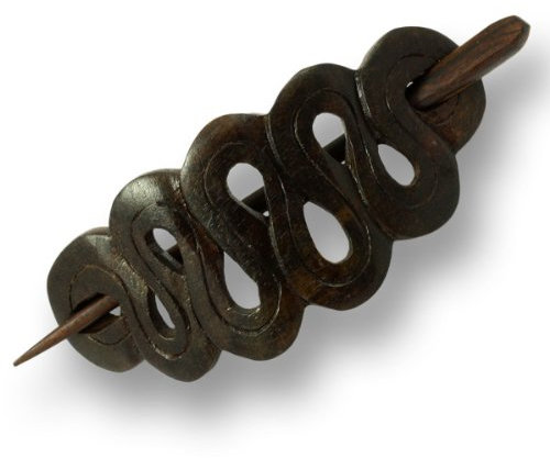 ISLAND PIERCINGS Haarspange Handarbeit aus Holz HS47