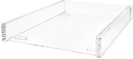 Wedo 608016 Acryl Briefablage (Cristallic A4, stapelbar) glasklar