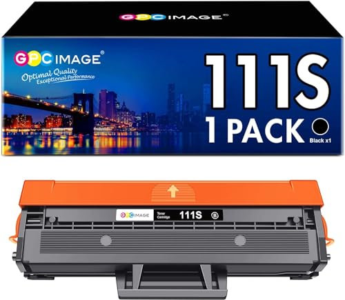 GPC IMAGE MLT-D111S Toner Kompatibel für Samsung MLT D111S D111L Druckerpatronen für Samsung Xpress M2070W M2026W M2026 M2070 M2070F M2070FW M2020 M2020W M2022 M2022W Laser Drucker (1er-Pack)