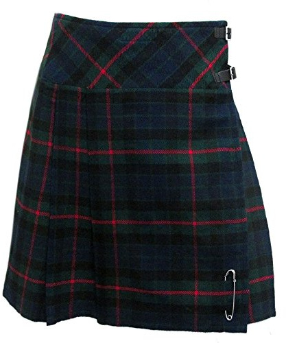Tartanista Gunn - Gonna da Kilt Scozzese, Lunghezza 50,8 cm, Lunghezza al Ginocchio, Gunn, 34