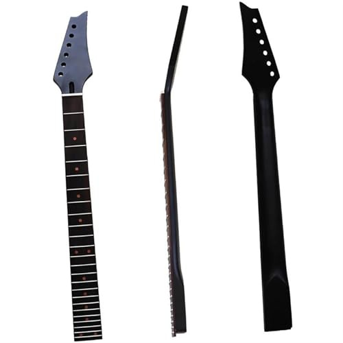 DIY gitarrenhals Einkurbel-E-Gitarrenhals 6 Saiten 24 Bünde Spitzer Hals Plus Ahorn-Matt-Gitarrenhals DIY-Modifikationszubehör