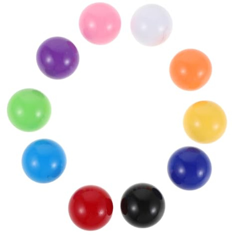 ROMISBABA 10 Pezzi Bocce Pallino Balls Gioco Bocce Outdoor Adulti e Palline Bersaglio Resistenti per Allenamento e Divertimento in Spiaggia e Giardino