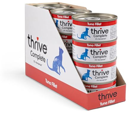 thrive Katze Complete - 100% Thunfischfilet (12-er Pack)