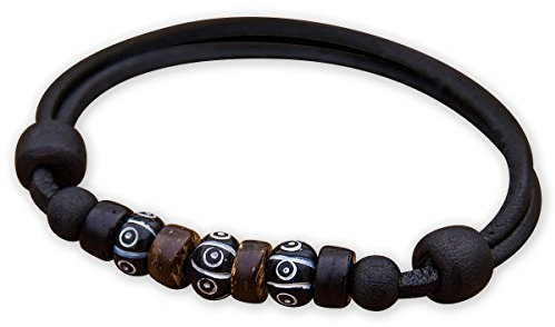 HANA LIMA Lederarmband Surferarmband Herren Damen Armband Herrenarmband Damenarmband