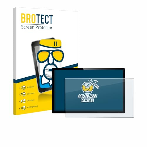 BROTECT Schutzglas für Displays 7 (17.8 cm) [154.8x87 mm, 16:9] | Entspiegelnder Displayschutz Made in Germany Standardgrößen Schutzfolie Matt Kratzfest 9H Anti-Fingerprint Einfache Montage