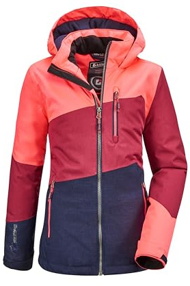 Killtec flicka lynge Grls Jckt B funktionsjacke med huva neon-Coral 128
