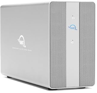 OWC Mercury Elite Pro Dual USB-C/Thunderbolt 3 - Caja de almacenamiento externa de 4 TB con concentrador de 3 puertos para Mac y PC