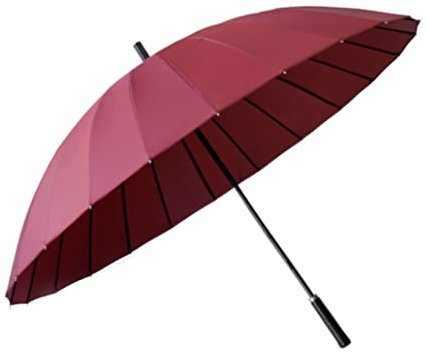 IRYZE Windsicher Regenschirm Manueller Golfschirm, Winddicht, Wasserdicht, Gartenschirme, Großer Regenschirm Für Männer Und Frauen Regenschirme Schirm Sturmfest (Color : E, Size : 112 * 85cm)