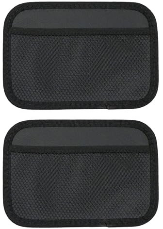 KGDUYC 2 Pièces Sacs en Filet pour Coffre de Voiture - 2 Sacs de 20,2 x 13,8 cm - Filet de Rangement - Filet de Coffre - Sac de Rangement en Filet pour téléphone Portable - Filet élastique
