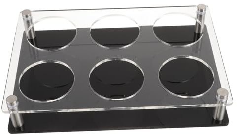 Cabilock Pcs Acrylic Shot Glasses Holder Rack for Home Bar Optic for Party Glasses Storage
