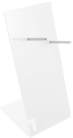 NULYLU Hair Dryer Storage White Hair Dryer Holder Strips Wall-mounted Organizer Display Stand Acrylic Material