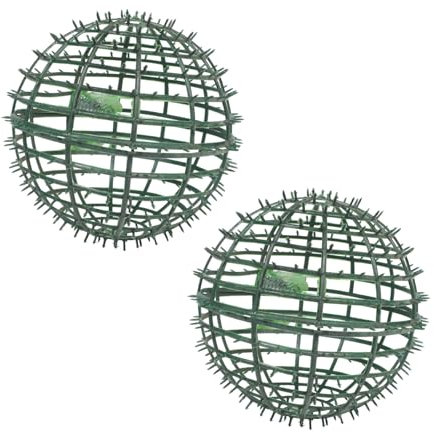 Alipis 2pcs Plastic Flower Balls Rack for Flower Arrangement Wedding Supplies Ball-flower Holder Diy Decor Plastic Material Party Rack for Home Garden