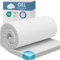 ELONEO Gel Topper 120x200cm, Matratzentopper aus 5 cm hohem Gel-Memory- Schaum, atmungsaktiver 3D-Netz Bezug, Bequeme Matratzenauflage für Bett und Boxspringbett inkl. Eckschlaufen