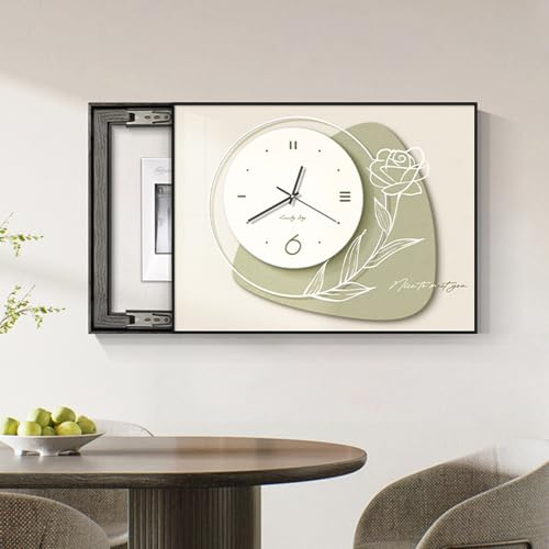 Cache Tableau Electrique Decoratif,Cache Compteur Electrique Mural,Couvercle DéCoratif BoîTe Compteur éLectrique,ImperméAble,pour BoîTe De Disjoncteur/Fusible