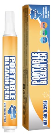 Lápiz para colorear para la ropa - Bolígrafo quitamanchas portátil | Borrador de manchas fácil para el café, ligero lápiz blanqueador removedor de manchas, lápiz para manchas de ropa y maquillaje