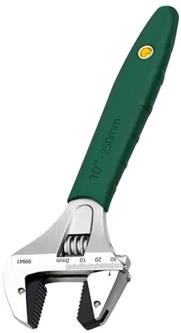 Chiave inglese regolabile in acciaio al carbonio con comoda maniglia antiruggine 3 dimensioni per uso domestico professionale chiave di manutenzione domestica