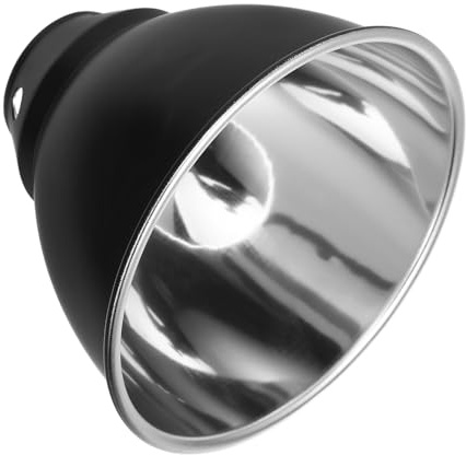 Veemoon Pantalla de Lámpara Reflectora para Reptiles 5.8 Pulgadas, Accesorio Aislante para Terrarios, Cúpula de Lámpara de Calefacción para Acuario, Ahorro Energético y Protección Térmica
