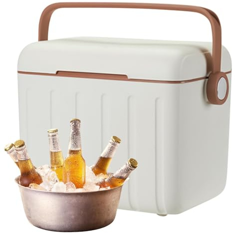 Kleine Kühlbox Für Speisen Und Getränke, 6 L Isolierter Tragbarer Kühler Mit 6 Kühlakkus, Kühlbox Mit Griff Für Auto, Grill, Camping Und Reisen, Lebensmittel, Getränke, Getränkekühler, Eisboxen