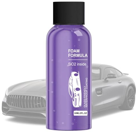 Rivestimento Idrorepellente Auto - 60ml Agente Antipioggia Rapido Finestrini | Trattamento vetri automobili,per Auto, Camion, SUV e Specchietti Retrovisori - Sicurezza alla Guida