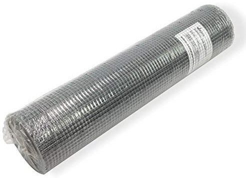DEMA Drahtgitter Volierendraht 1x20 m – 4-eckig, 13 mm, verzinkt, Drahtstärke 0,8 mm – Drahtzaun, Maschendraht, Zubehör – robust, witterungsbeständig, langlebig – für Käfig, Garten, Tiere