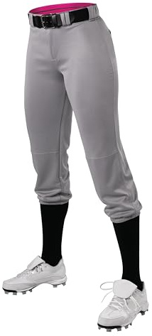 Alleson Athletic Damen-Speedpants mit Gürtel für Fastpitch/Softball, feuchtigkeitsableitend, strapazierfähiges Gewebe und professionelle Passform,